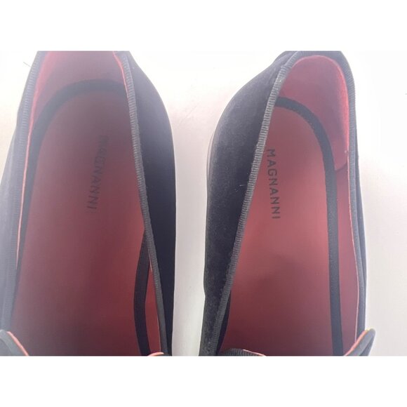 Magnanni Dorio Mens Loafer/Slipper Black Velvet Style 12475 US 11.5, EU 44 - Picture 8 of 12